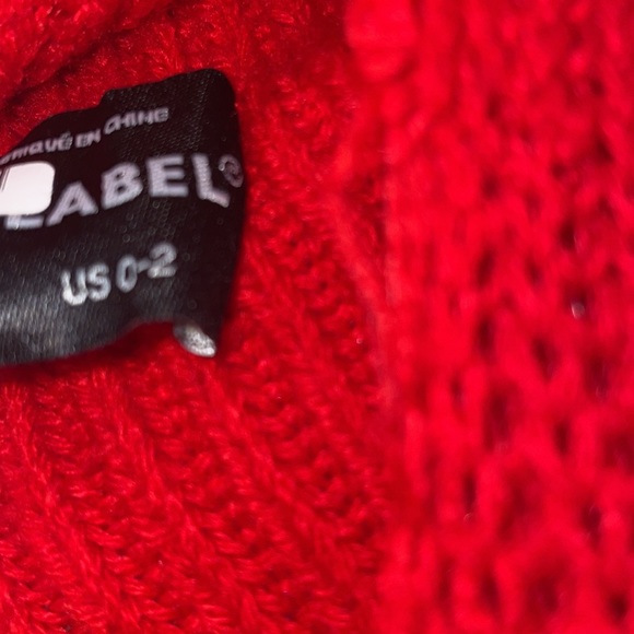 The Fifth Label Red Waking Hour Sweater size 0-2.    FF - Picture 4 of 6